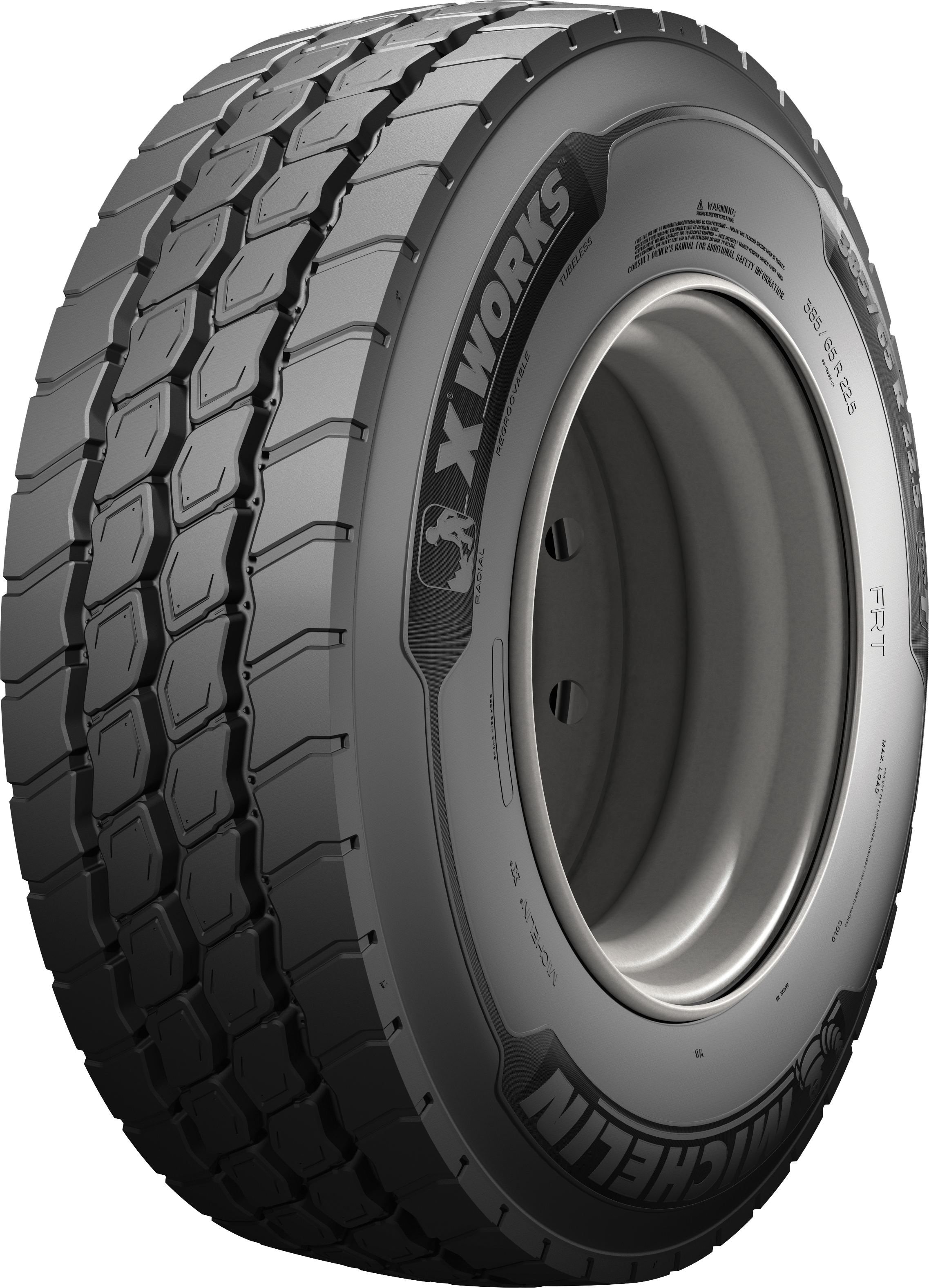 Gomme Nuove Michelin 385/65 R22.5 160K X WORKS T M+S (8.00mm) pneumatici nuovi Estivo