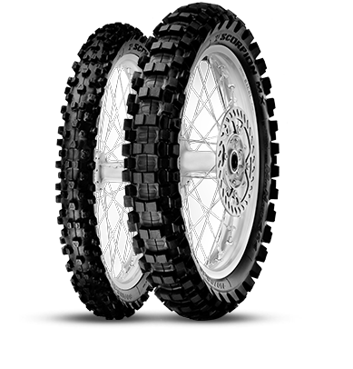Gomme Nuove Pirelli 100/90 -19 57M SCORPION MX32 MID HARD NHS pneumatici nuovi Estivo