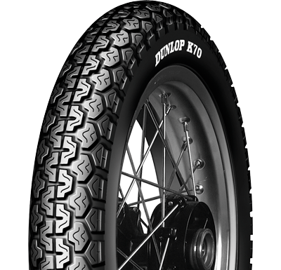 Gomme Nuove Dunlop 3.25 -19 54P K70 pneumatici nuovi Estivo