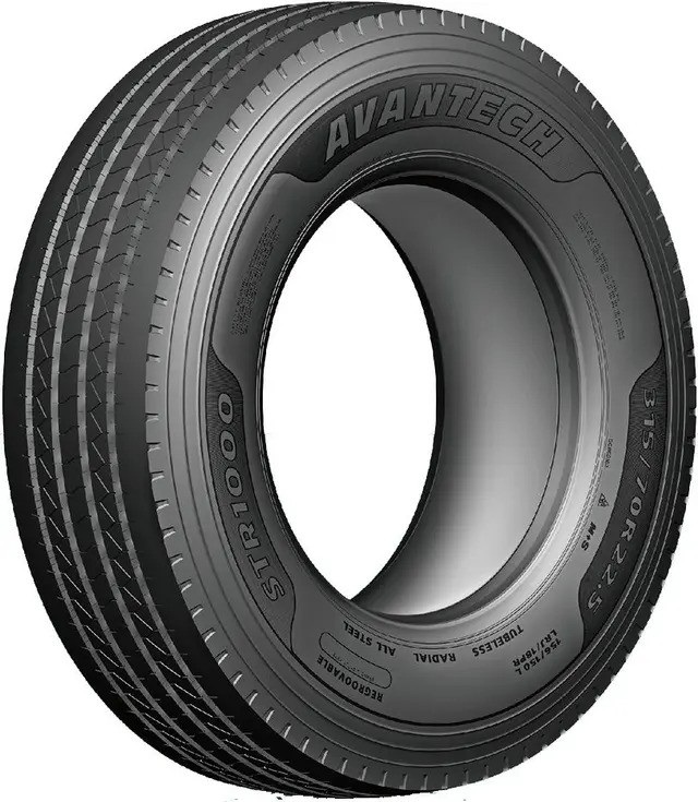 Gomme Nuove AvanTech 385/55 R22.5 160/158K STR1000 M+S (8.00mm) pneumatici nuovi Estivo