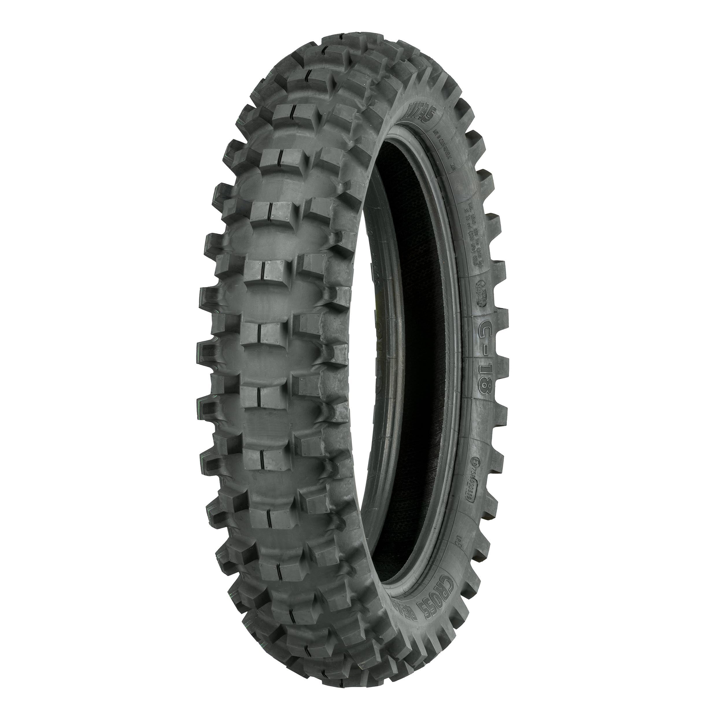 Gomme Nuove Mitas 110/100 -18 64R C-18 RACING LOGO pneumatici nuovi Estivo