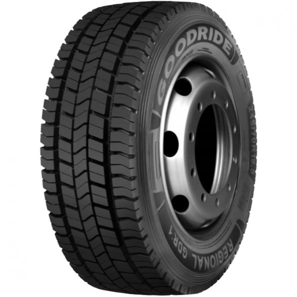 Gomme Nuove Goodride 225/75 R17.5 129/127M 14PR GDR+1 M+S (8.00mm) pneumatici nuovi Estivo