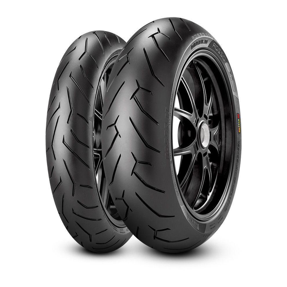 Gomme Nuove Pirelli 120/70 R17 58W Diablorosso3 pneumatici nuovi Estivo
