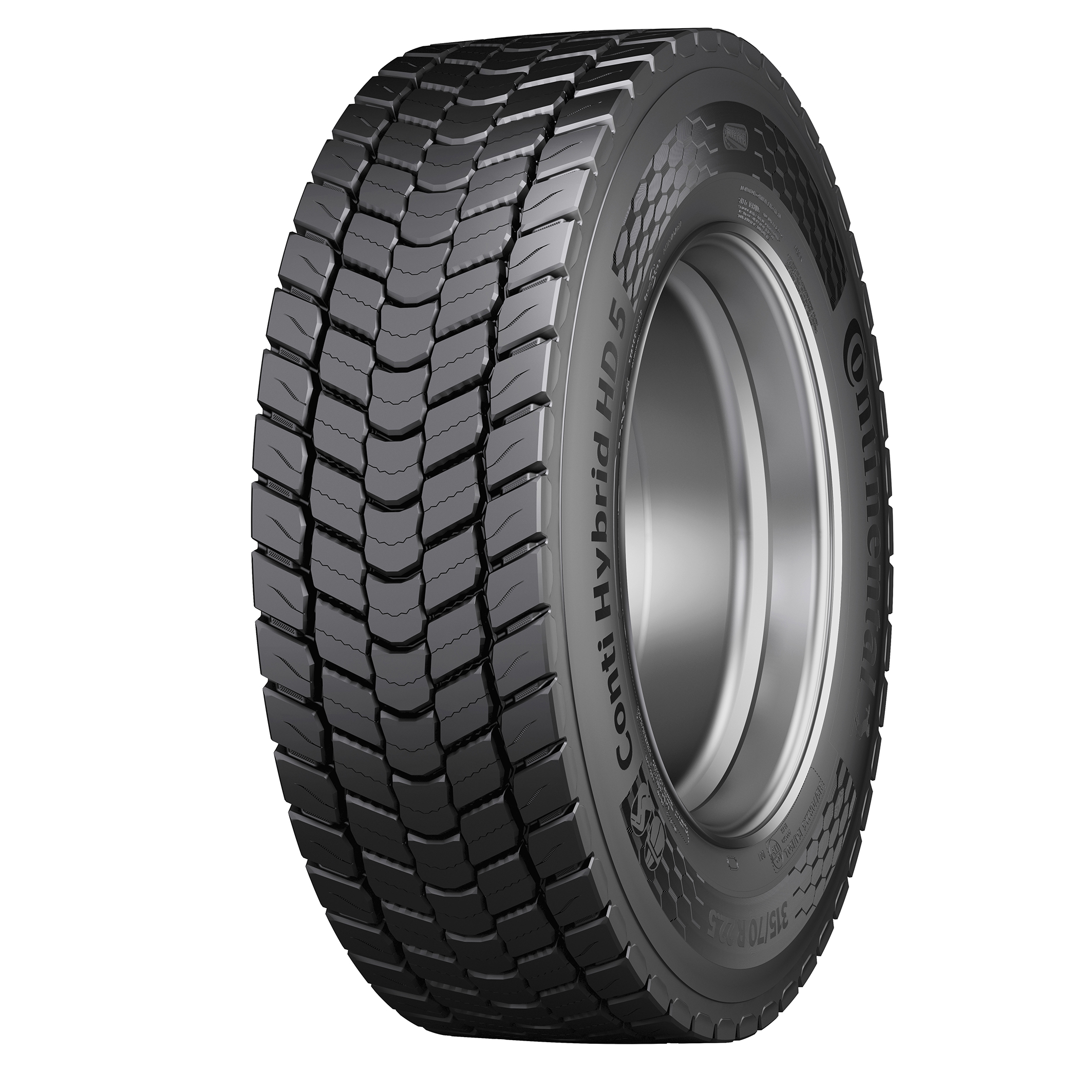 Gomme Nuove Continental 315/80 R22.5 156/154L CONTI ECO HD5 M+S (8.00mm) pneumatici nuovi Estivo