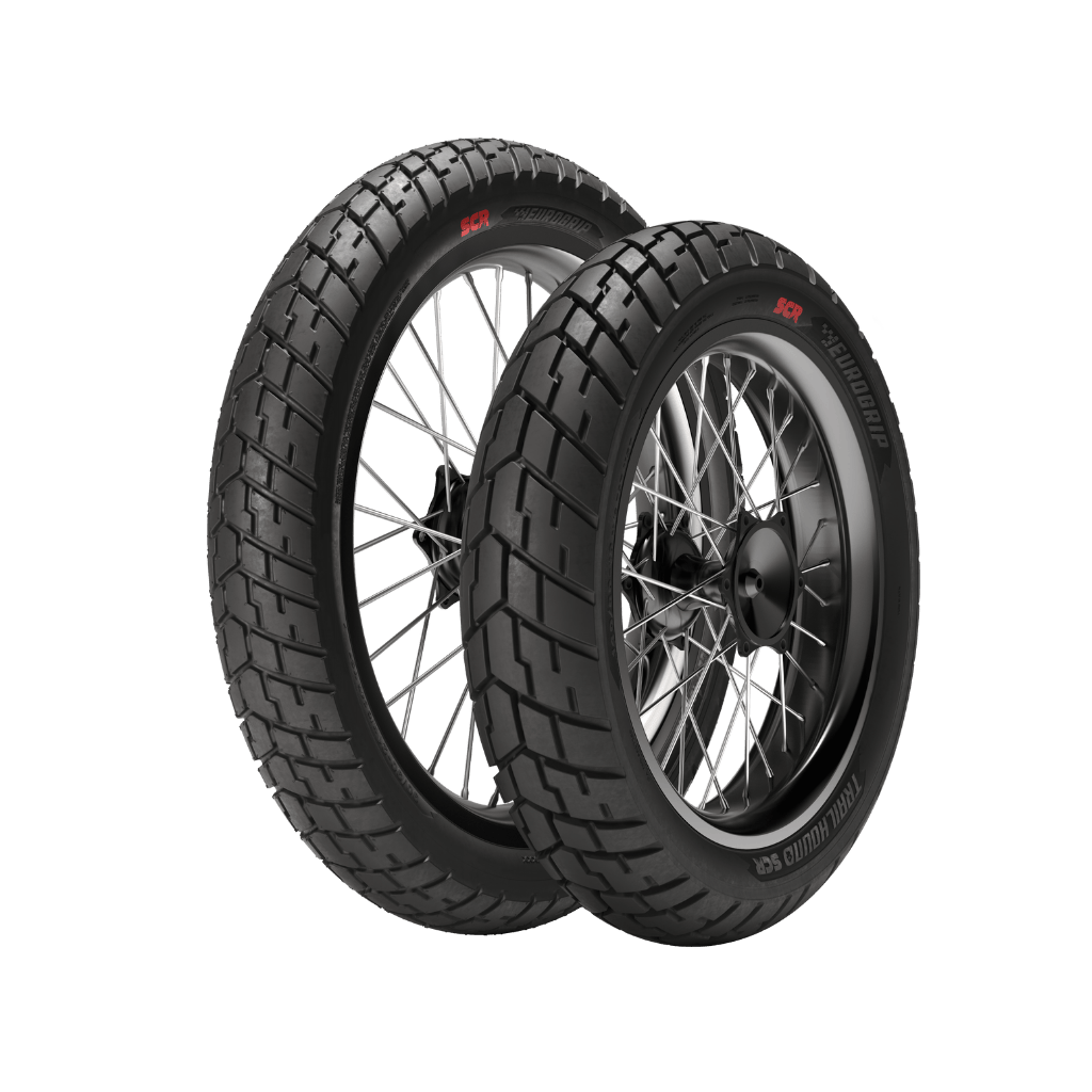 Gomme Nuove Eurogrip 100/90 -18 56 H Trailhound SCR pneumatici nuovi Estivo