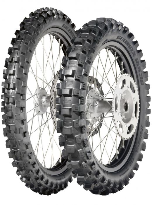 Gomme Nuove Dunlop 60/100 -10 33J GEOMAX MX3S pneumatici nuovi Estivo