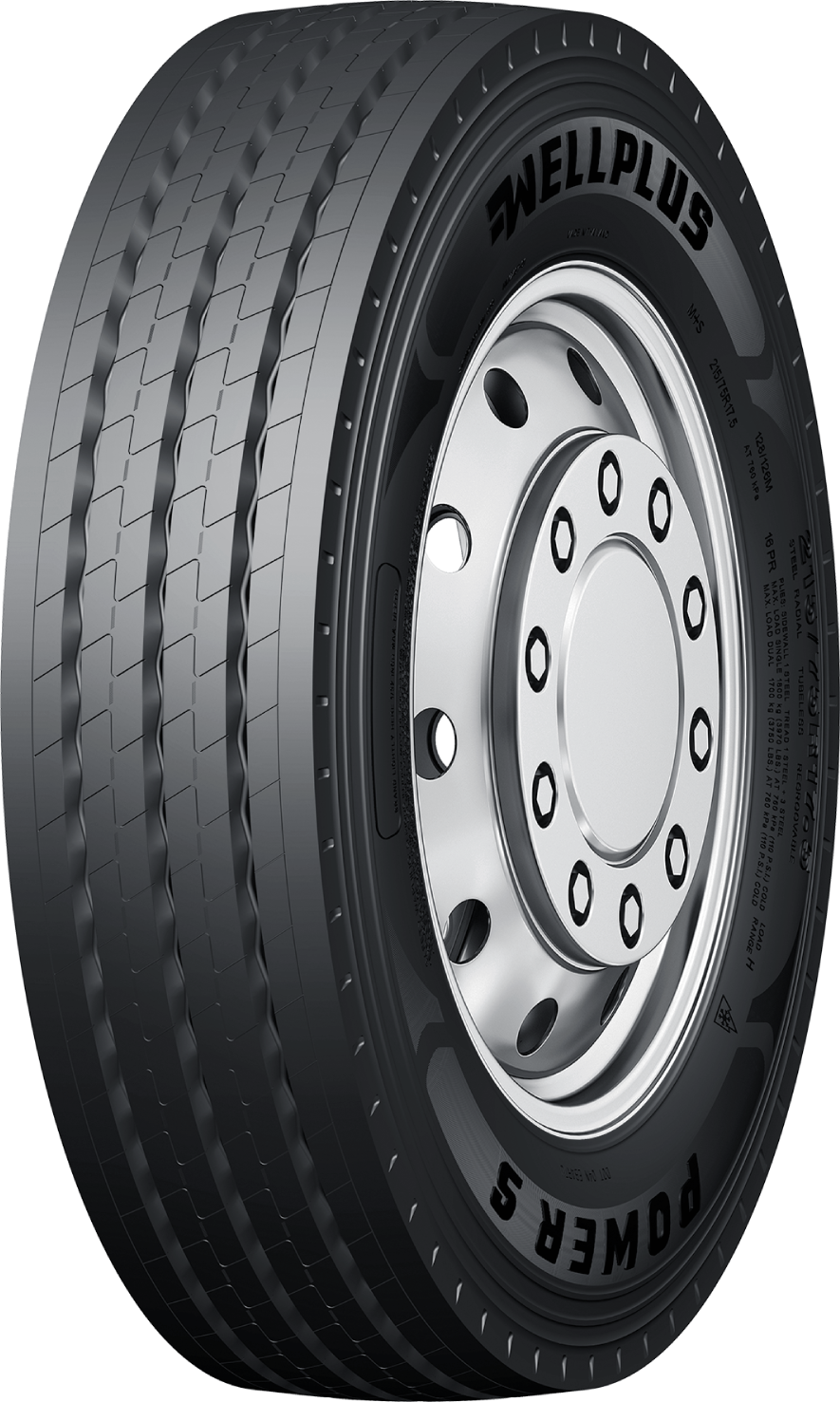 Gomme Nuove Wellplus 265/70 R19.5 140M POWER S 4 (8.00mm) pneumatici nuovi Estivo