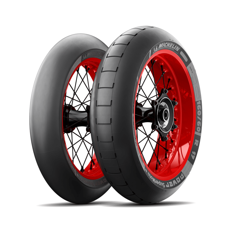Gomme Nuove Michelin 12/75 R16.5 POWER SUPERMOTO B NHS pneumatici nuovi Estivo