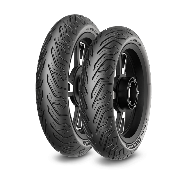 Gomme Nuove Michelin 100/90 -10 61J CITY GRIP SAVER M+S pneumatici nuovi Estivo