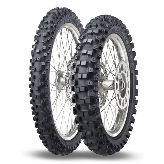 Gomme Nuove Dunlop 100/100 -18 59M GEOMAX MX53 pneumatici nuovi Estivo