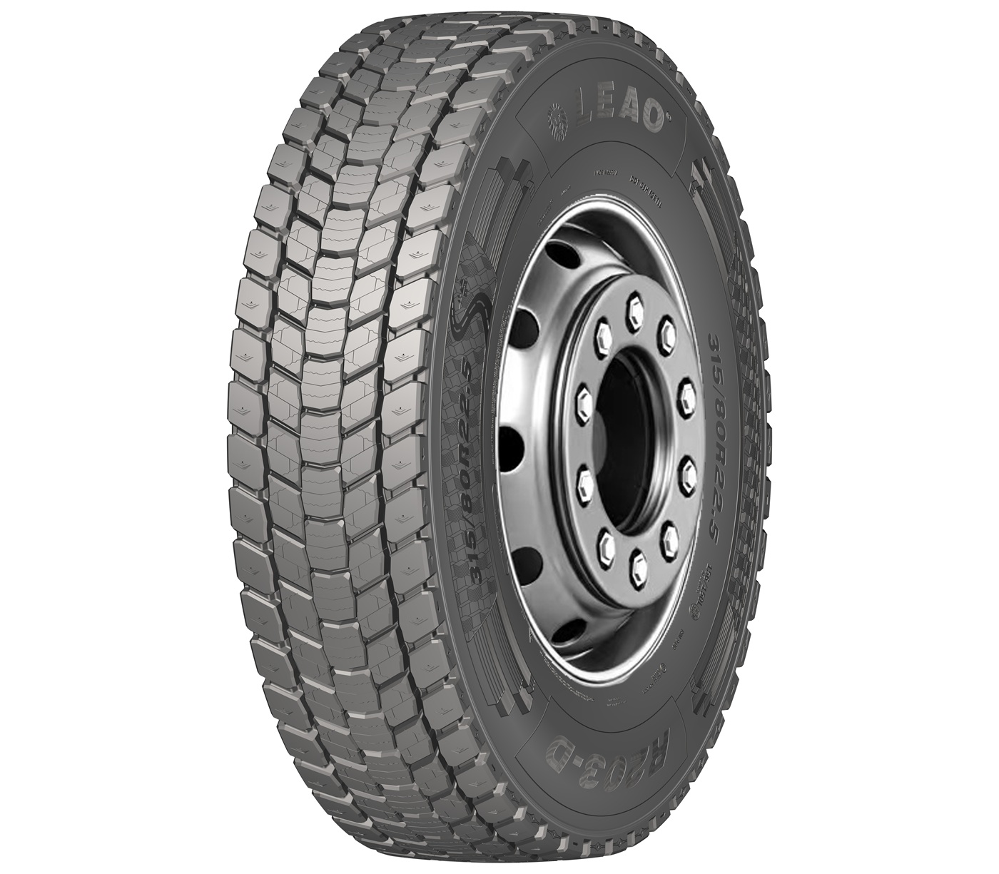 Gomme Nuove Leao 295/80 R22.5 154M 18PR R203-D 154/149L M+S (8.00mm) pneumatici nuovi Estivo