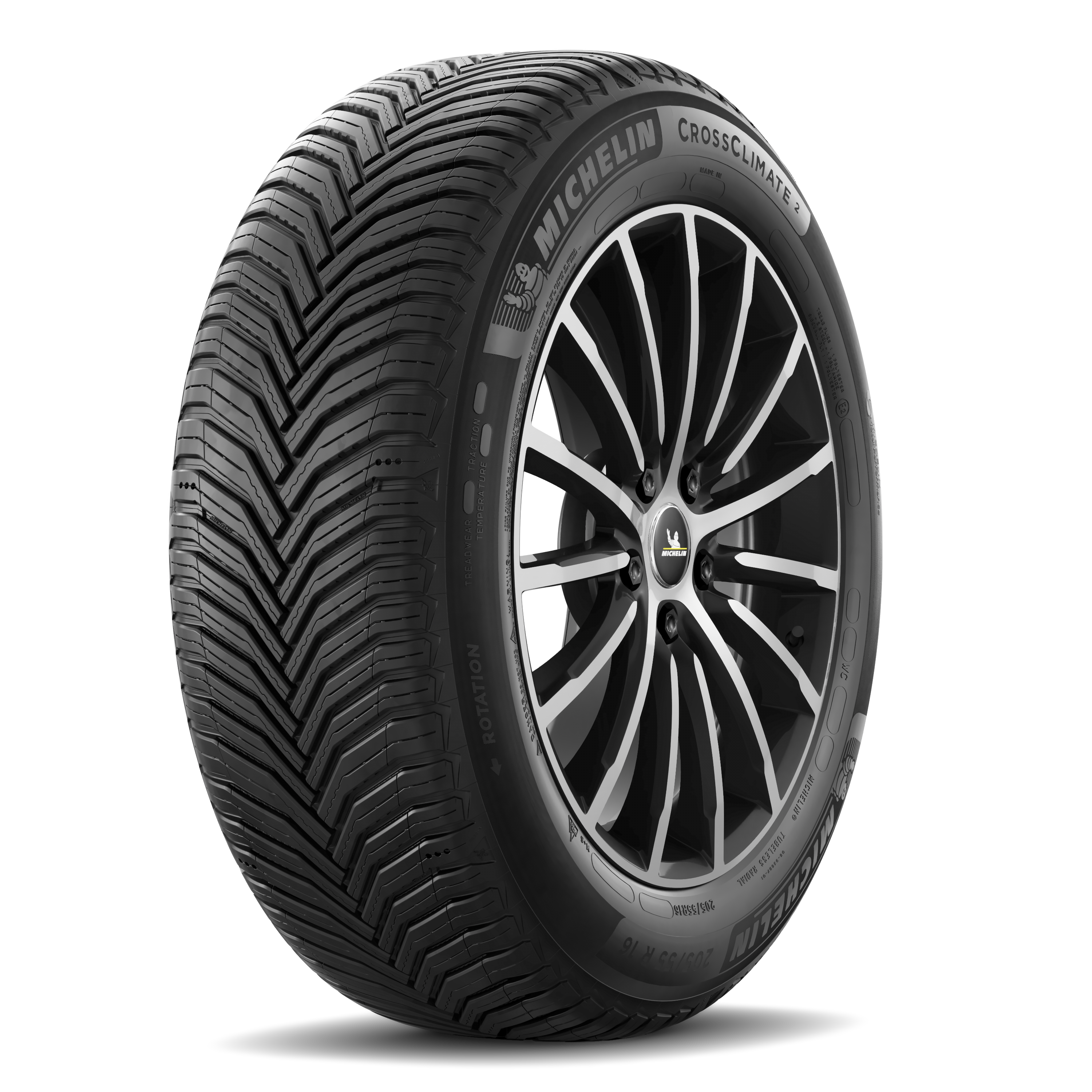 Gomme Nuove Michelin 235/55 R18 104V CROSSCLIMATE 2 XL M+S pneumatici nuovi All Season