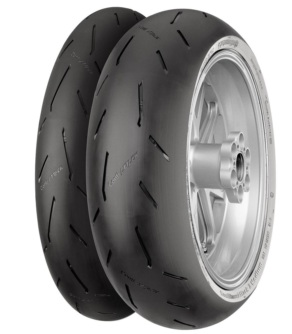 Gomme Nuove Continental 120/70 ZR17 58W CONTIRACEATTACK 2 MED pneumatici nuovi Estivo