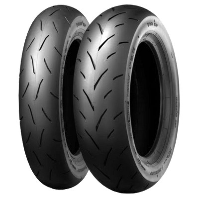 Gomme Nuove Dunlop 350 -10 51P Tt93gp pneumatici nuovi Estivo
